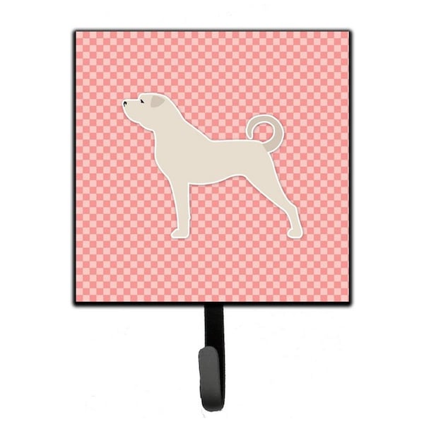 Carolines Treasures Anatolian Shepherd Checkerboard Pink Leash or Key Holder BB3677SH4 - main